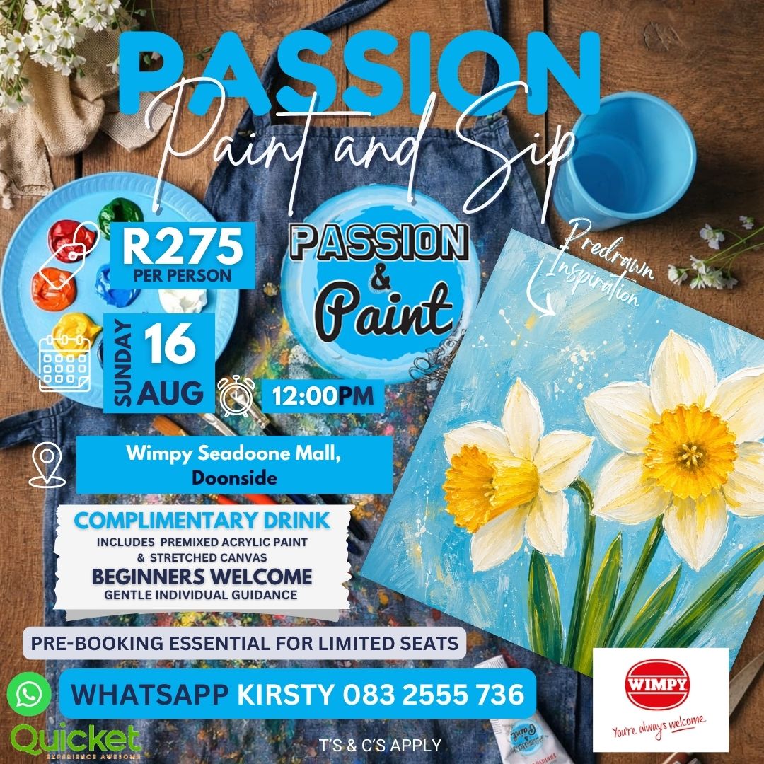 Passion Paint and Sip - Daffodils