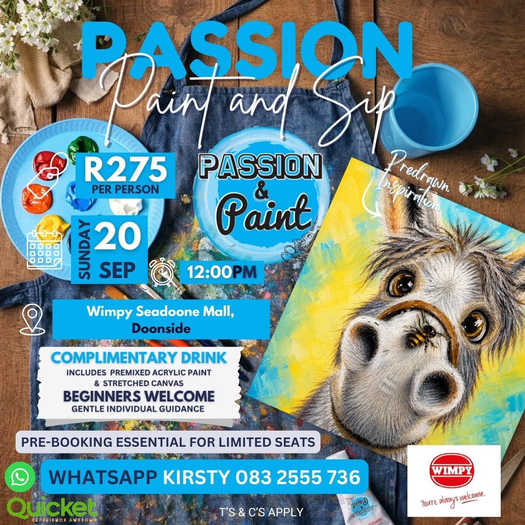 Passion Paint and Sip - Donkey