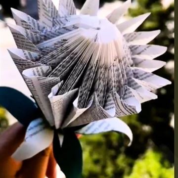 Protea Flower Book Folding photo 1