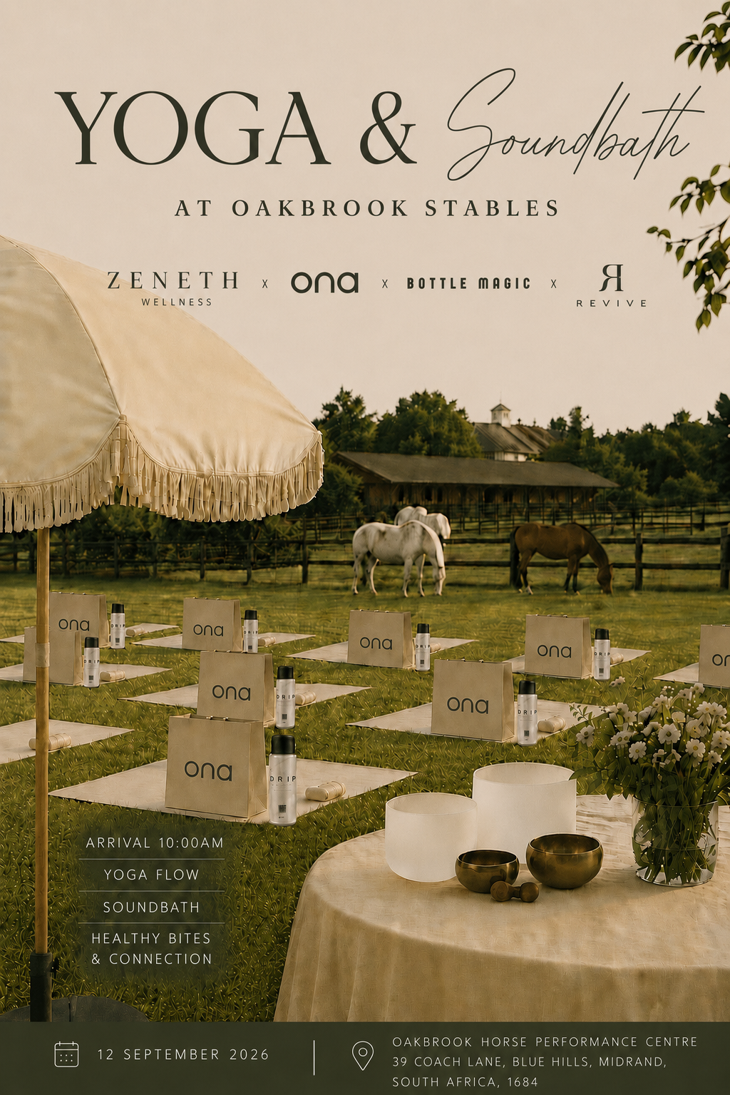 Zeneth Wellness | Yoga & Sound Bath at Oakbrook Stables