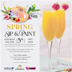 Radisson Blu x Artjamming Sandton - Spring Sip & Paint Experience