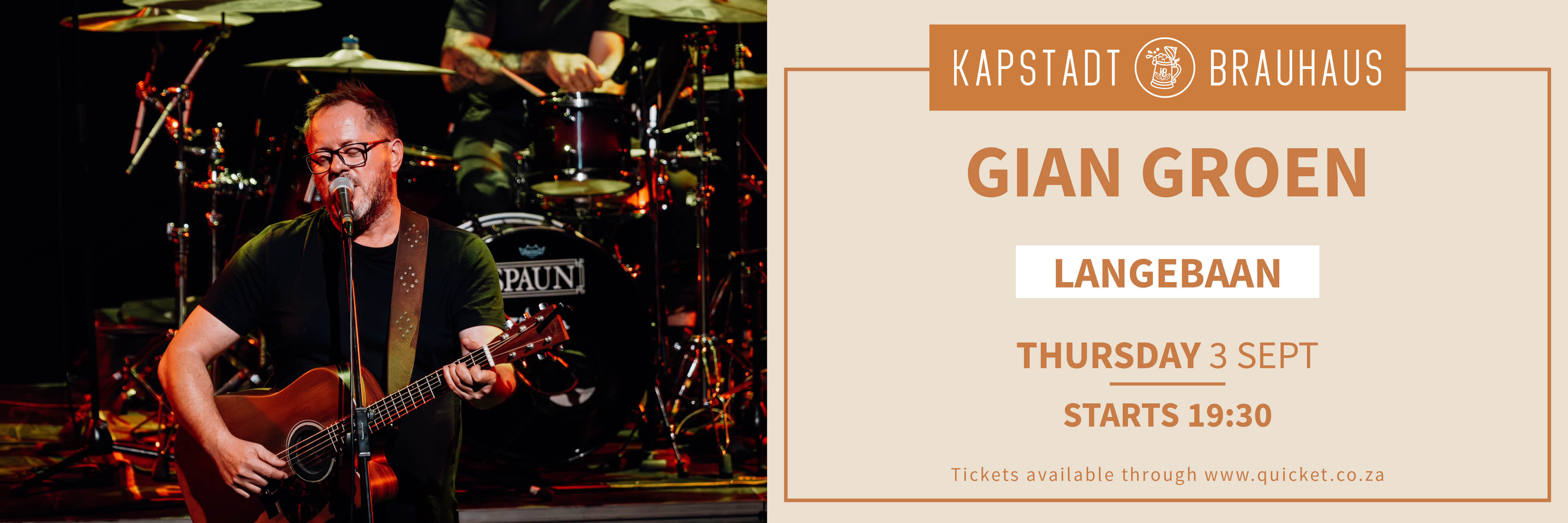 Gian Groen live by Kapstadt Brauhaus Langebaan