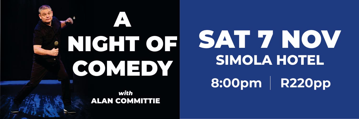 A NIGHT OF COMEDY WITH ALAN COMMITTIE  KNYSNA