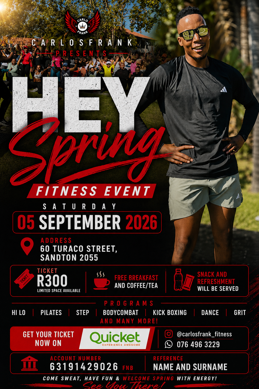Hey spring fitness event