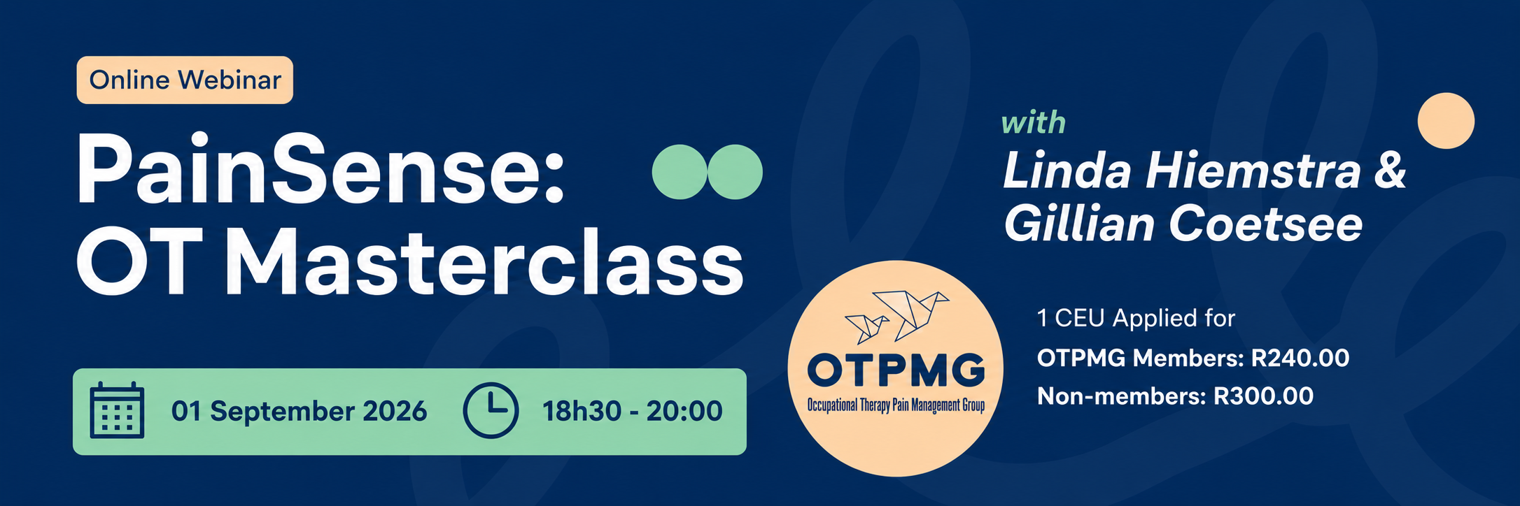 Pain Sense: OT Masterclass