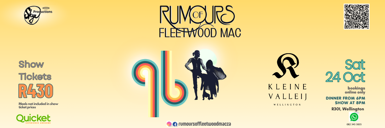 Rumours of Fleetwood Mac Tribute at Kleinevalleij Estate, Wellington