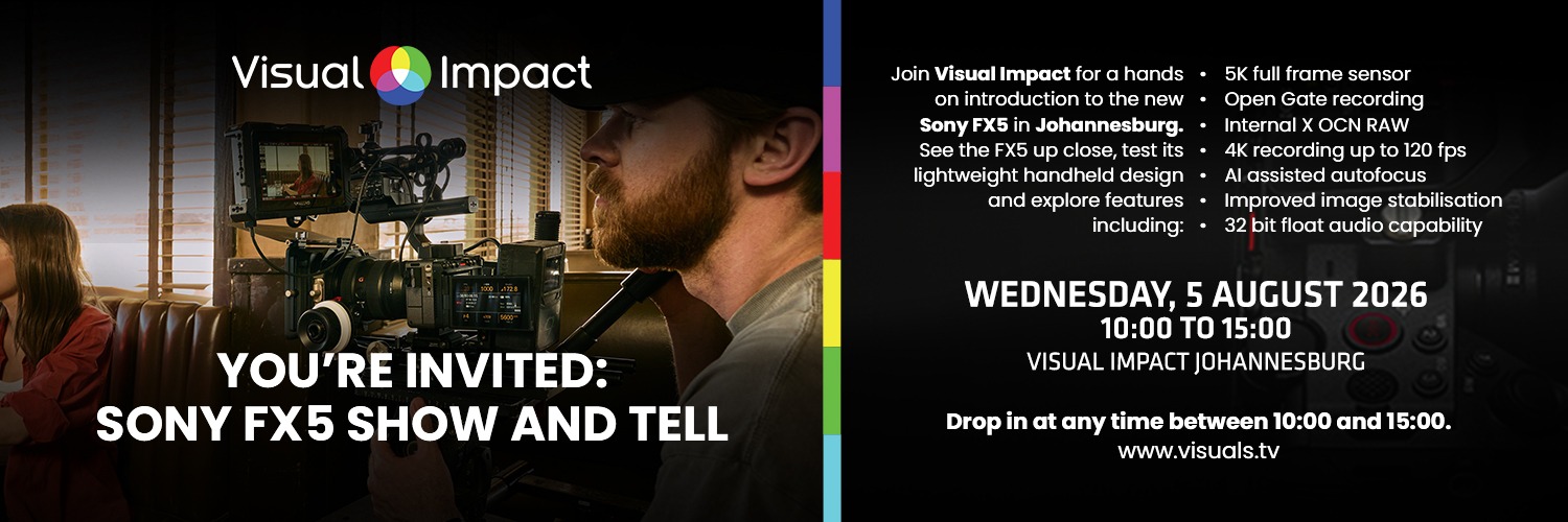 SONY FX5 SHOW AND TELL | JOHANNESBURG | 5 AUGUST 2026