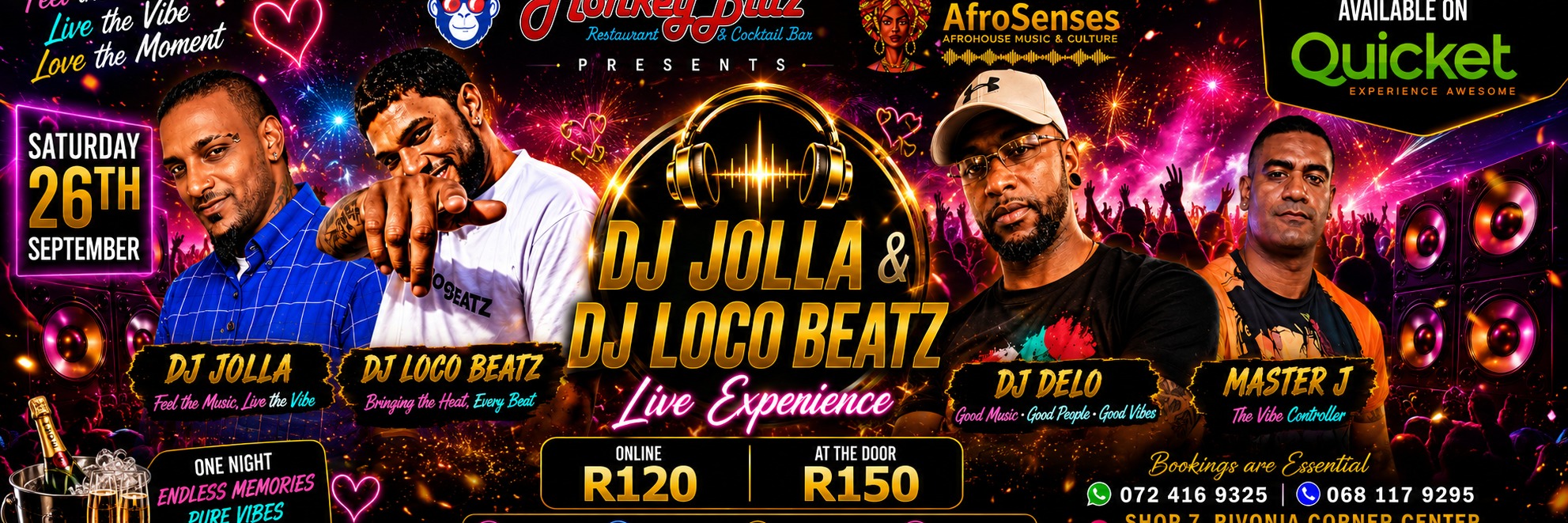 AfroSenses Presents DJ Jolla & DJ Loco Beatz