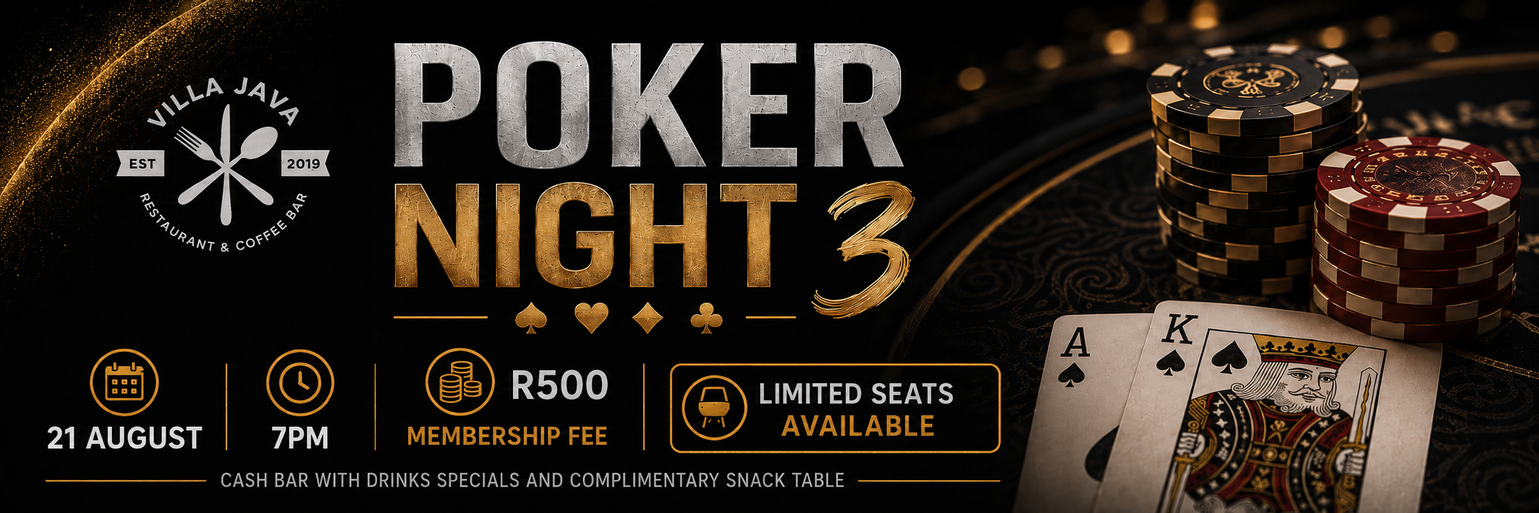 Poker Night 3 @Villa Java
