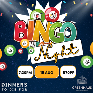 Bingo Night at Greenhaus Sunningdale