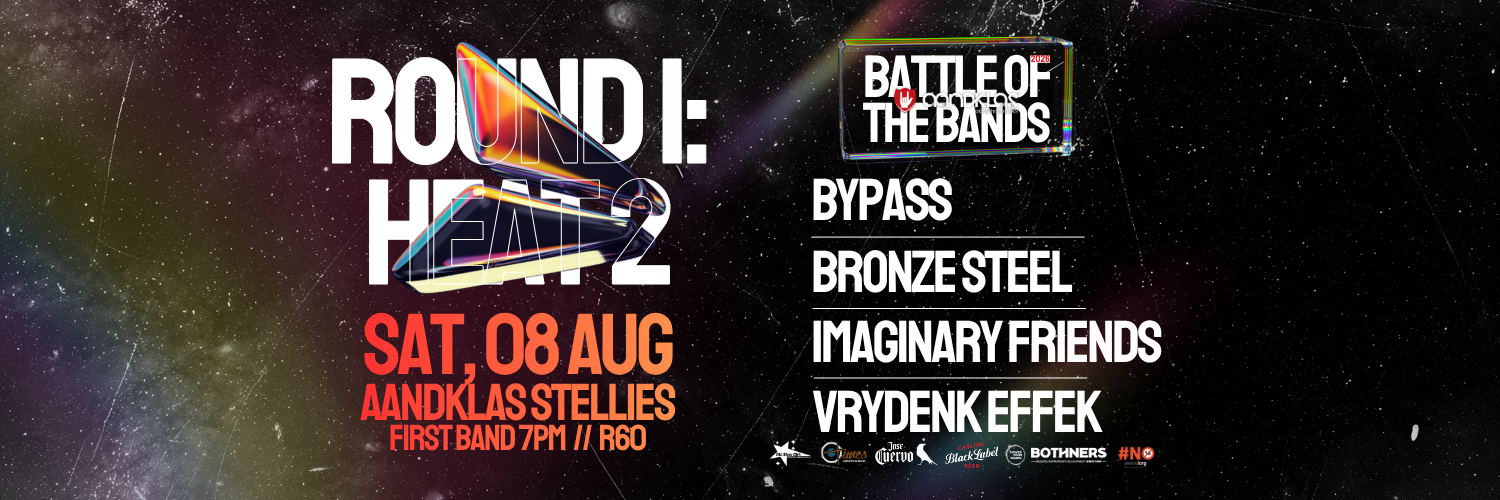 Aandklas Battle of the Bands: ROUND1, HEAT 2: Bypass, Bronze Steel, Imaginary Friends, Vrydenk Effek - Live at Aandklas Stellenbosch