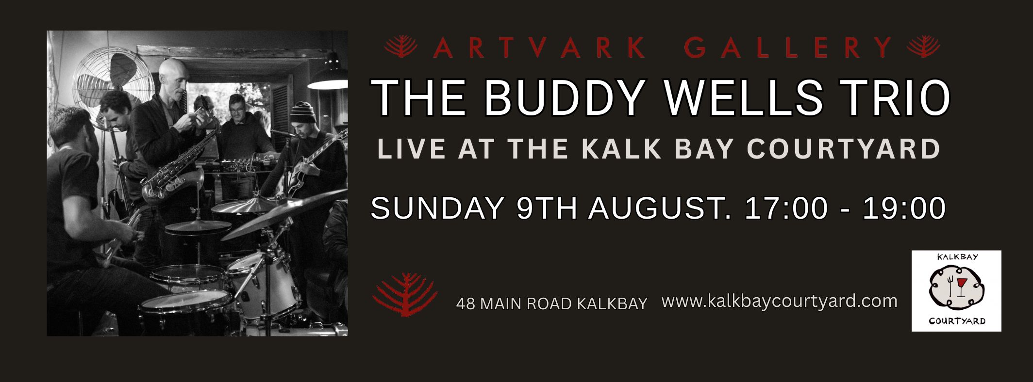 THE BUDDY WELLS TRIO - Live at the Kalk Bay Courtyard.