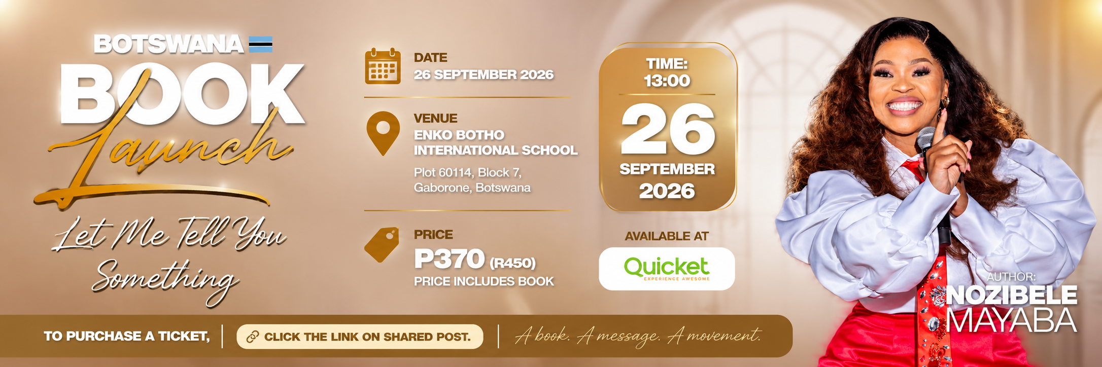 Let Me Tell You Something | Book Launch | Botswana