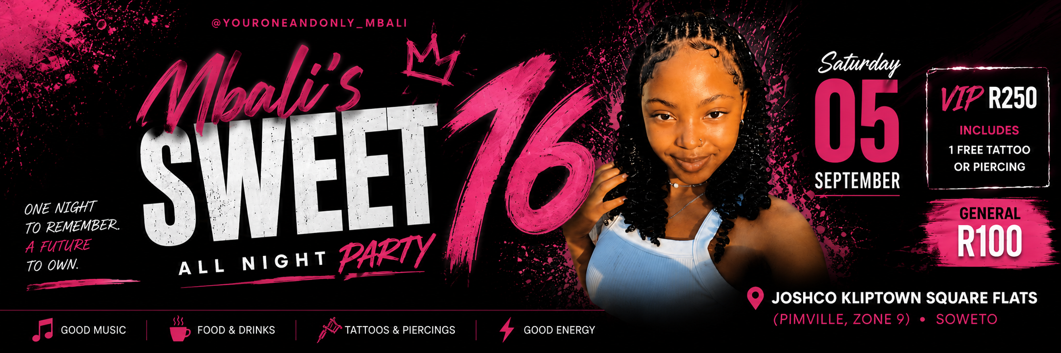 Sweet 16 with Mbali