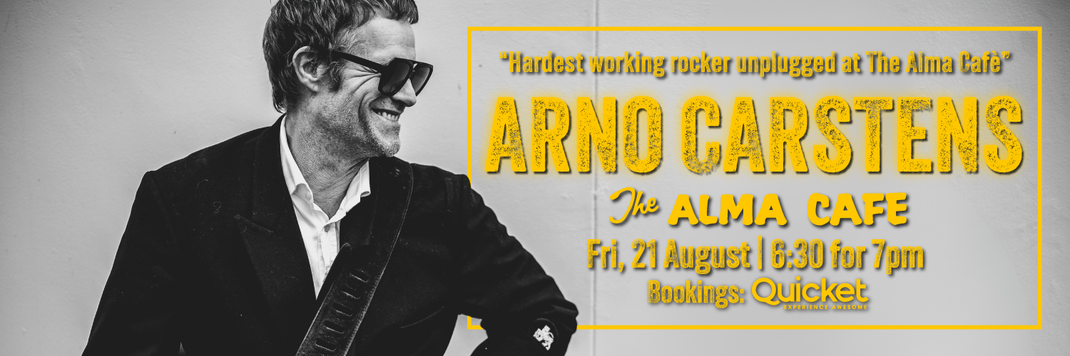 Arno Carstens at The Alma Cafe