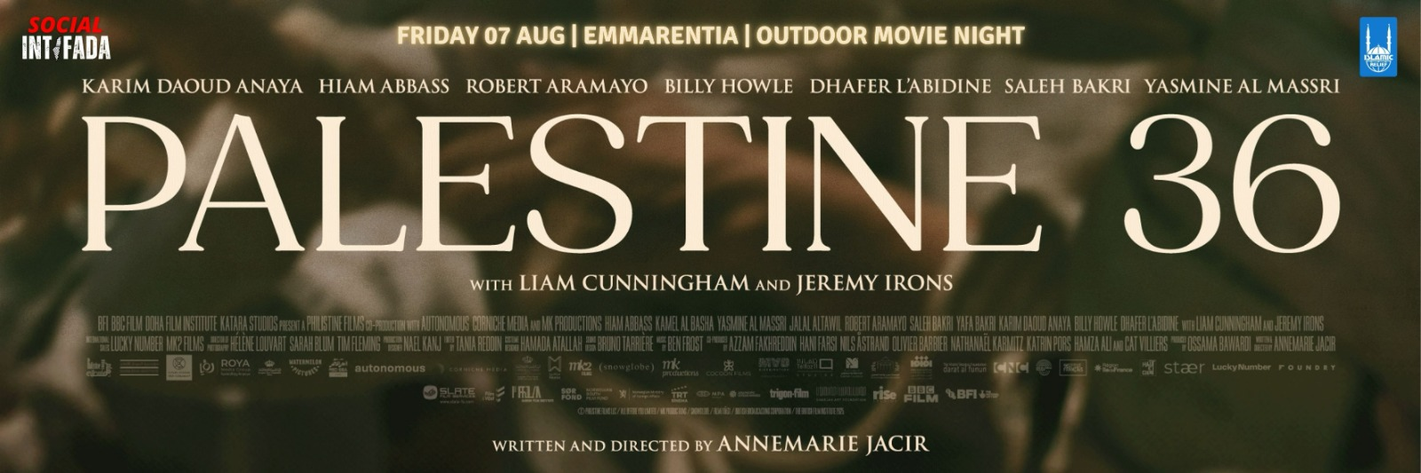Outdoor Cinema: Palestine 36