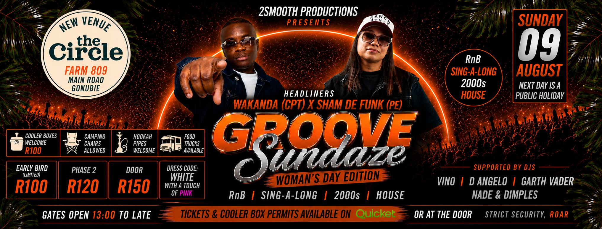 Groove Sundaze - Woman's Day Edition with Wakanda & Sham De Funk