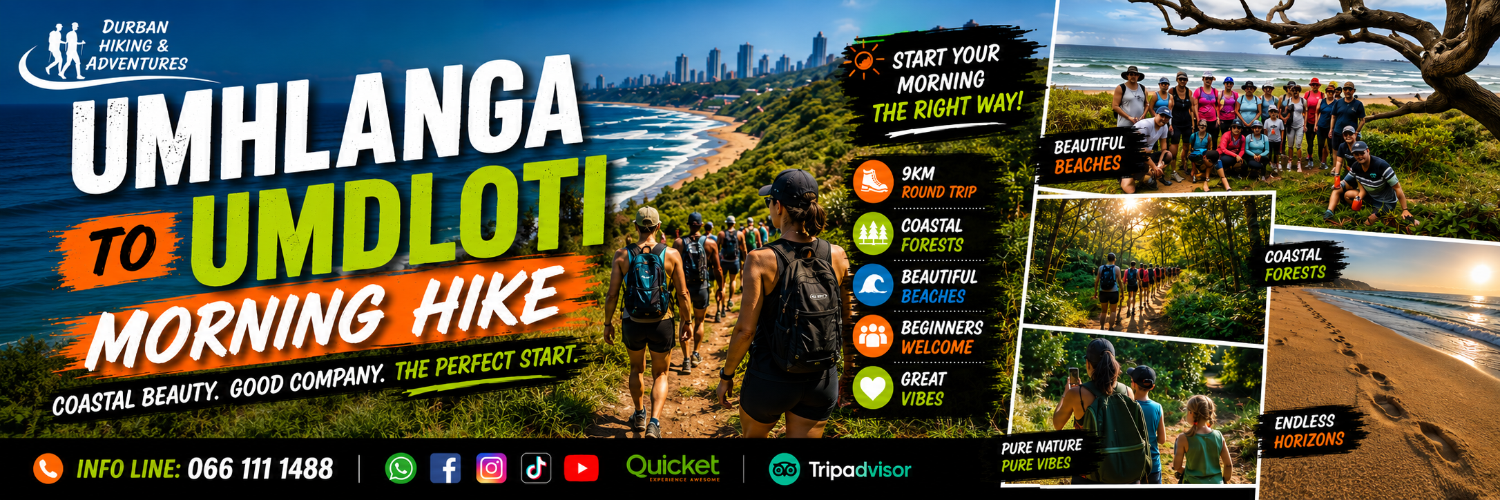 Umhlanga to Umdloti morning hike