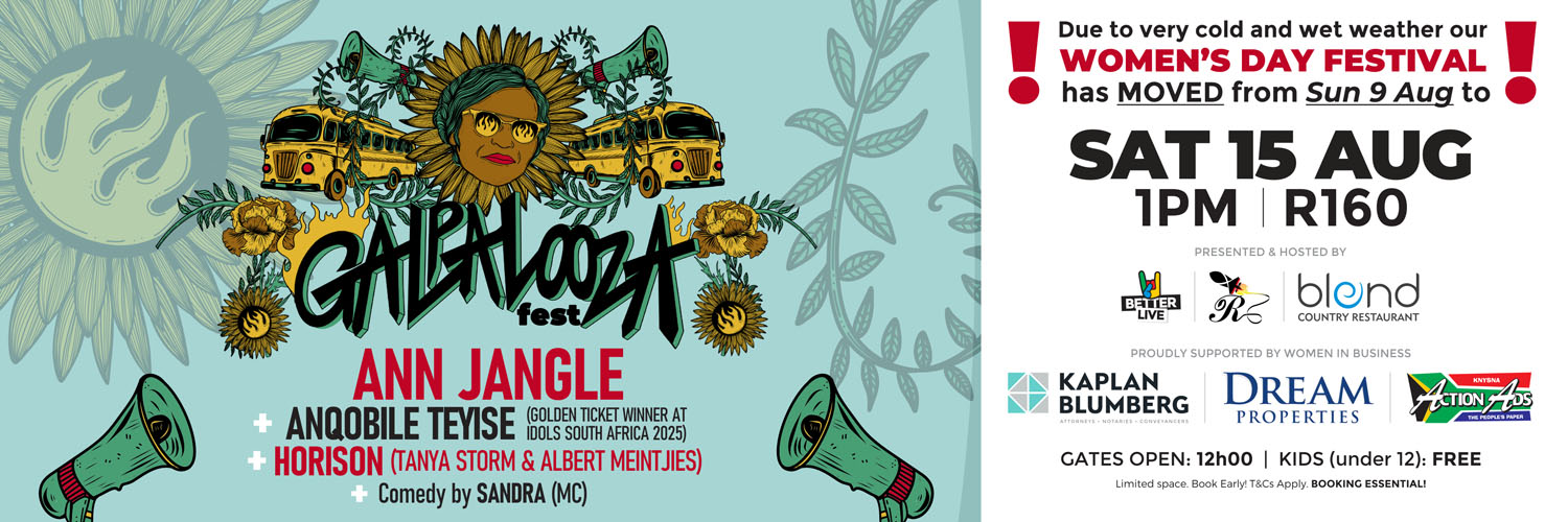 Galpalooza Knysna - Womens Day Festival