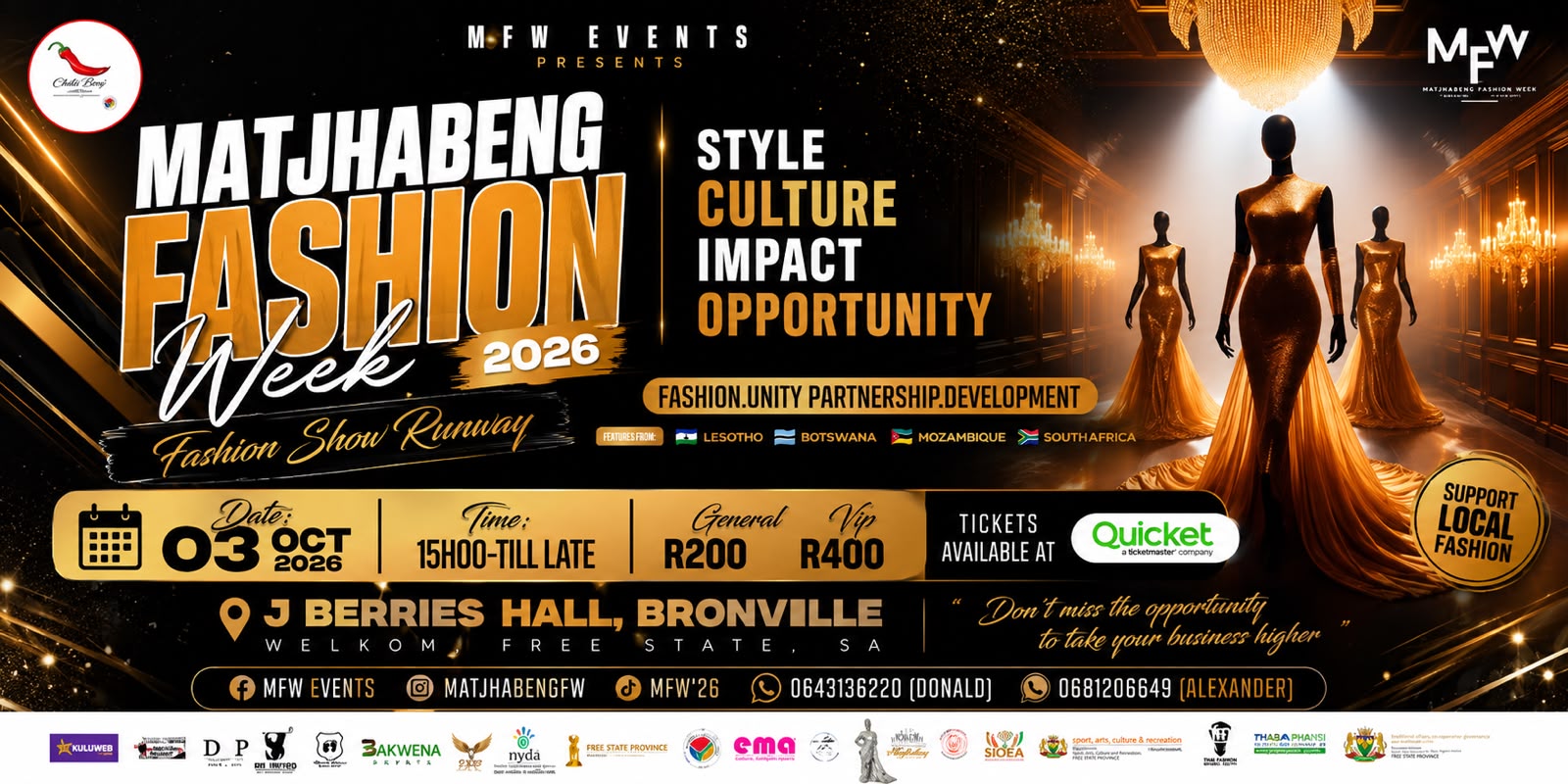 Matjhabeng Fashion Week 2026