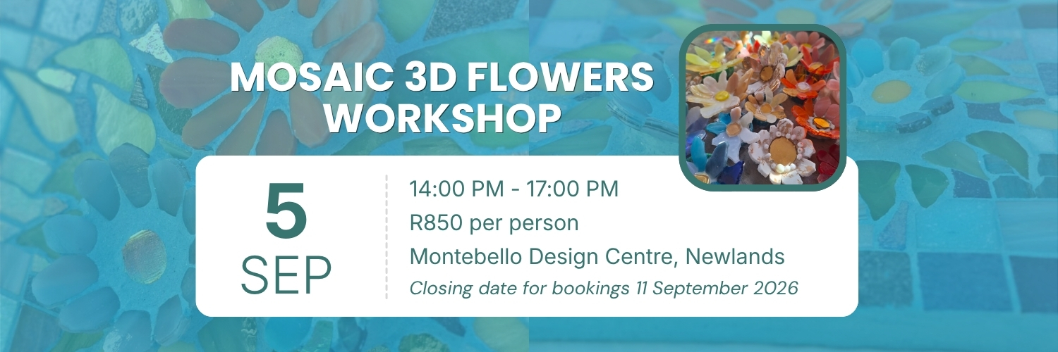 Workshops at Montebello, 3D Flower Mosaic Workshop 5 September 2026
