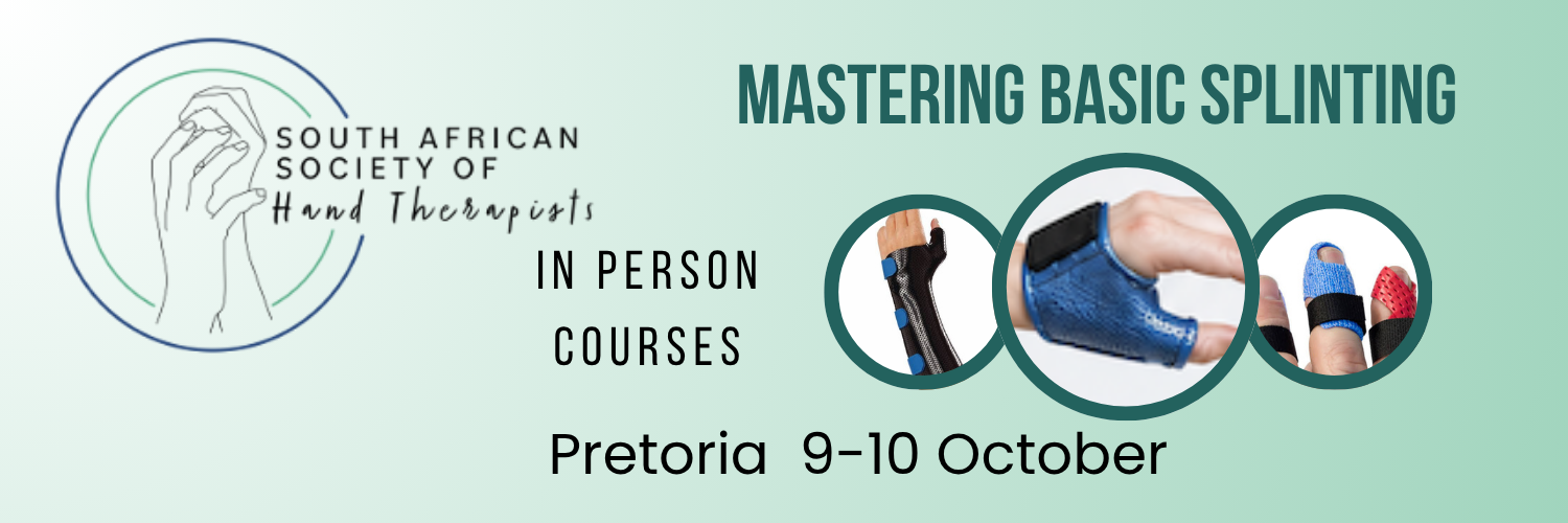 Mastering Basic Splinting - IN PERSON - Gauteng