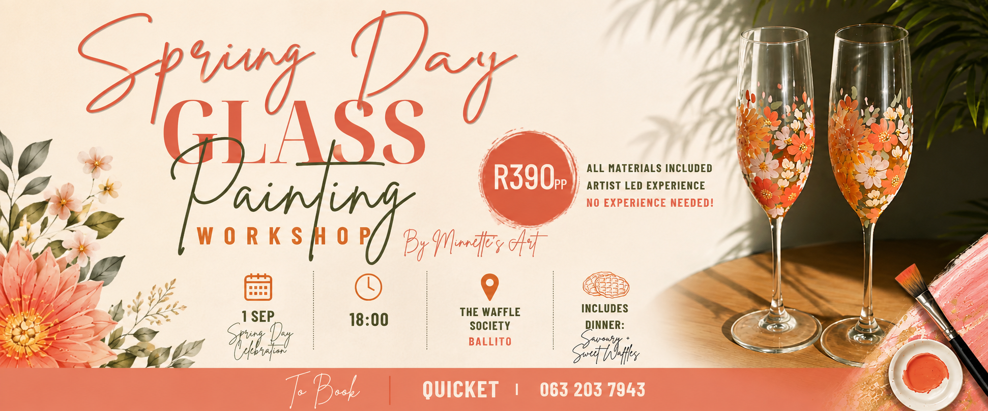 Glass Painting Workshop - The Waffle Society -