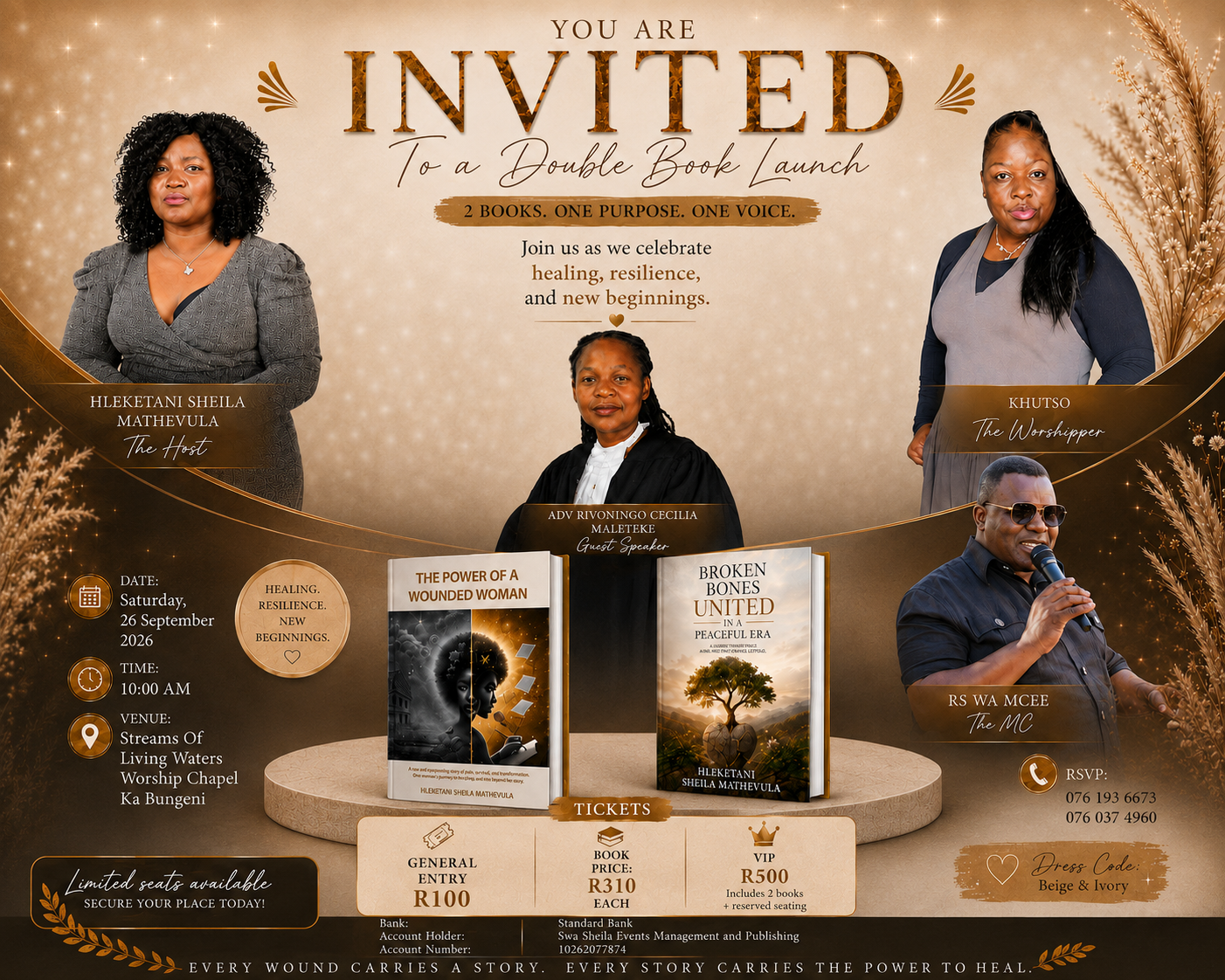 Double books launch