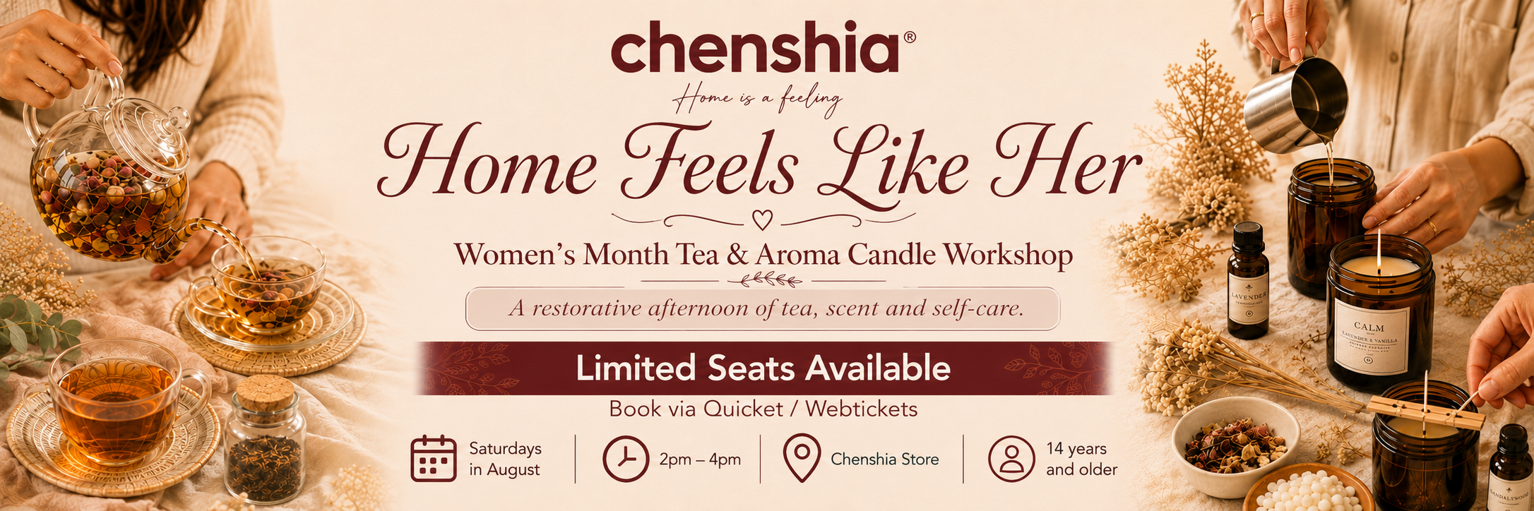 Chenshia Tea and Aroma Candle Making