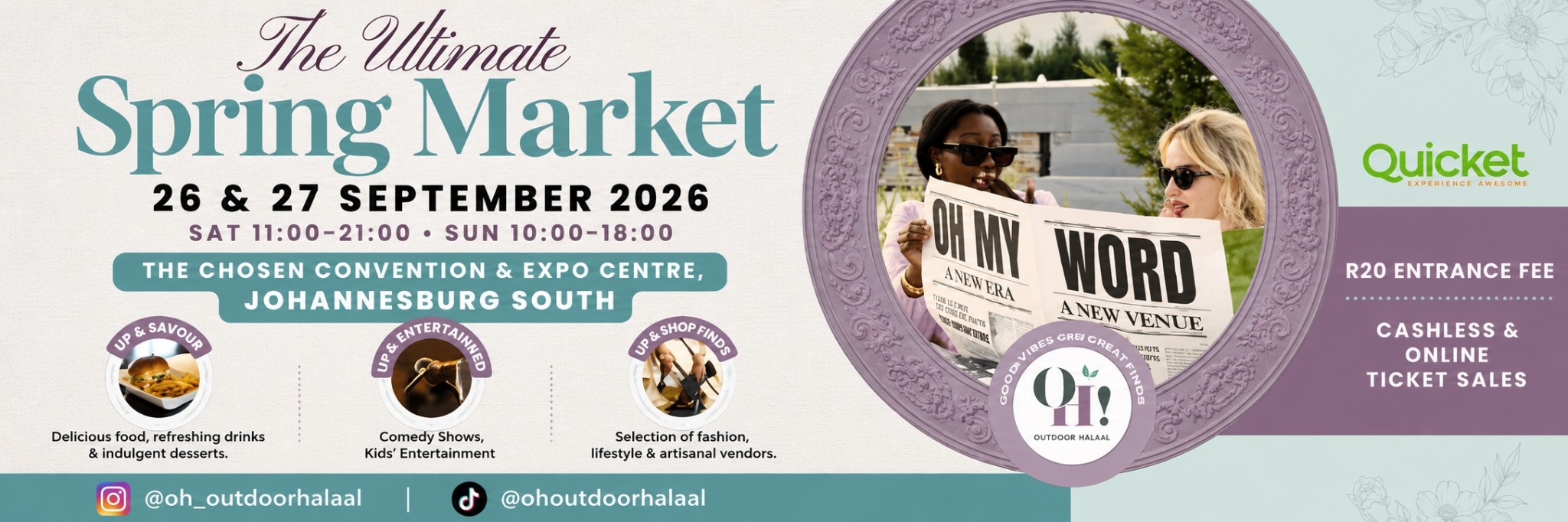 Outdoor Halaal - 26 & 27 September 2026 at The Chosen Convention & Expo Centre, JHB