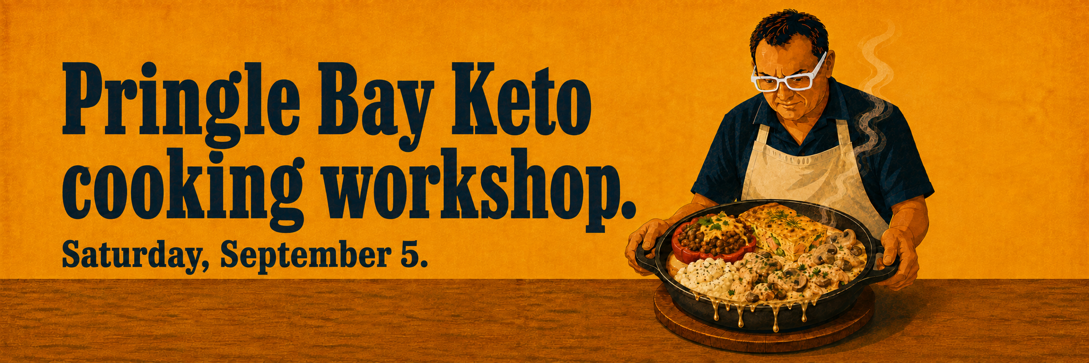 Low-carb cooking workshop for Pringle Bay.