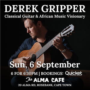 Derek Gripper live at The Alma Cafe