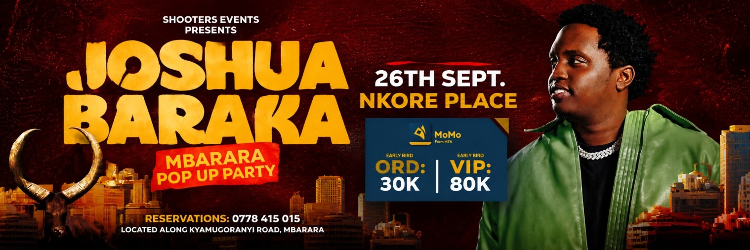 JOSHUA BARAKA POP UP PARTY MBARARA