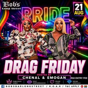 Drag Friday - Hosted by Chenal and Emogan