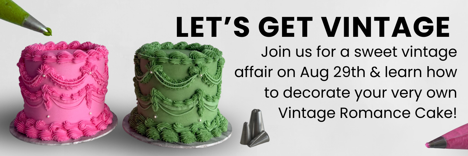 Vintage Romance Cake Class