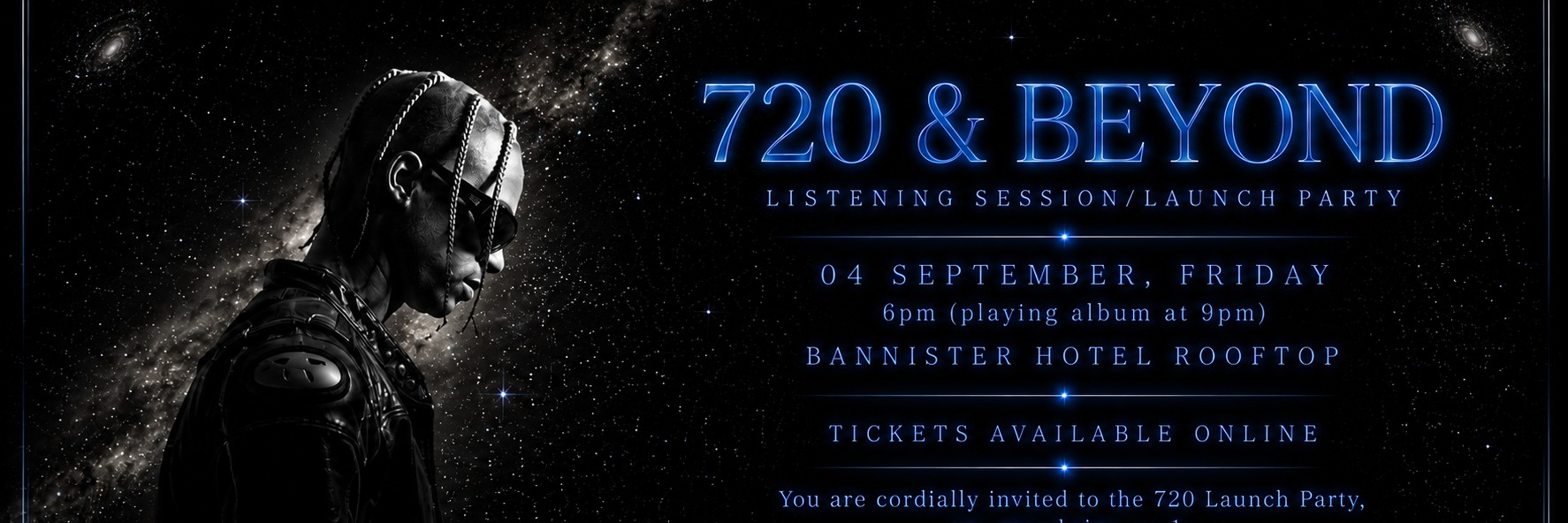 720 & BEYOND LAUNCH PARTY/LISTENING SESSION