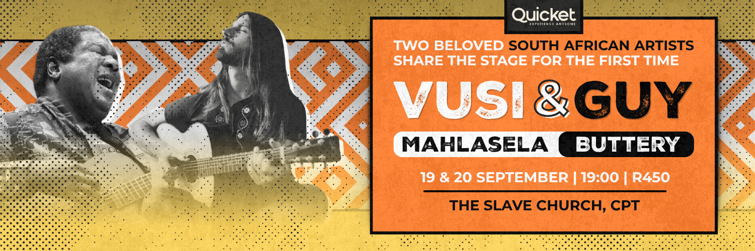 Vusi Mahlasela & Guy Buttery live at The Slave Church, CPT