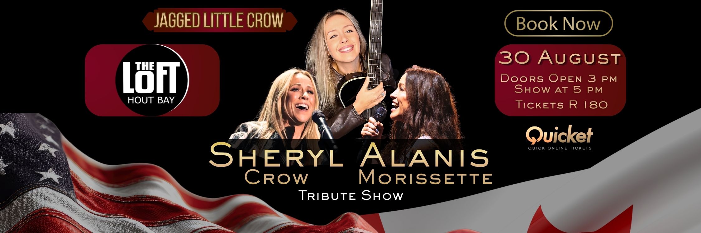 JAGGED LITTLE CROW show - SHERYL CROW & ALANIS MORRISSETTE TRIBUTE at THE LOFT