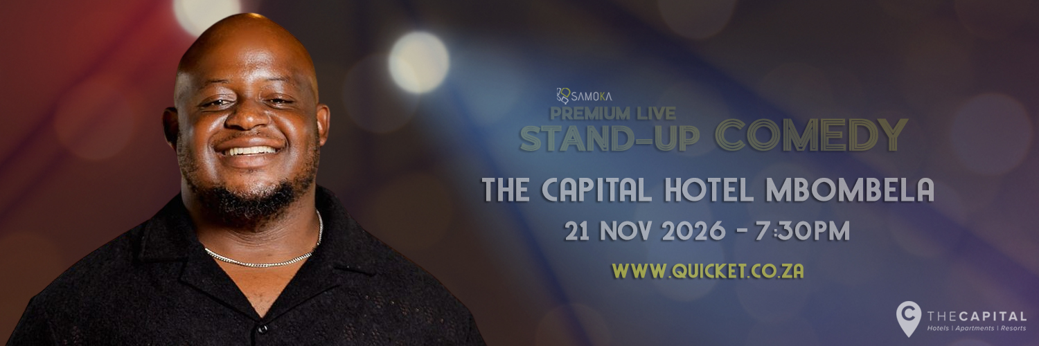 Oscar Omuhle 'The Gospel Comedy' LIVE in Nelspruit at The Capital Mbombela 21 November 2026