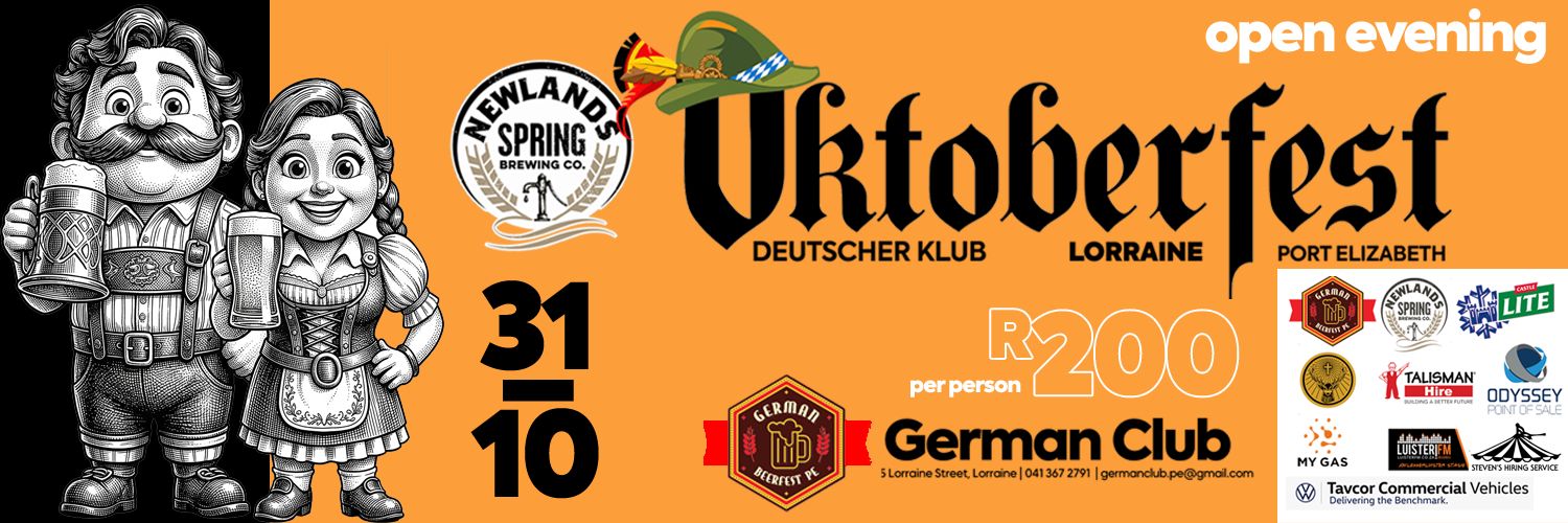 Saturday Night 31st Oct - Oktoberfest 2026