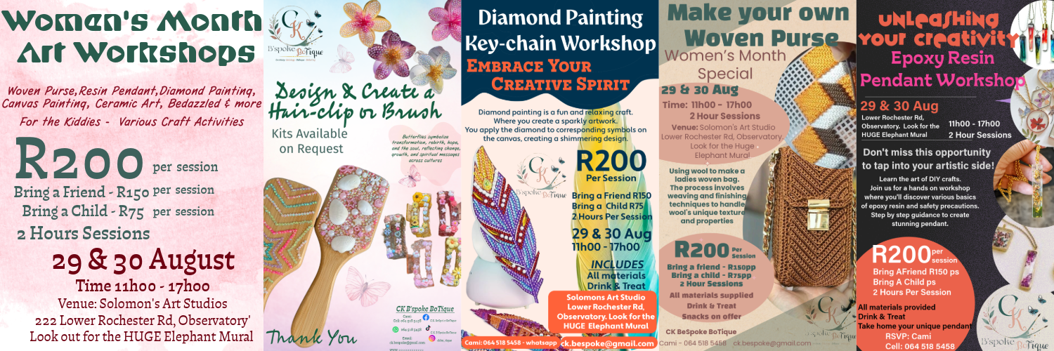Women’s Month Art Workshops