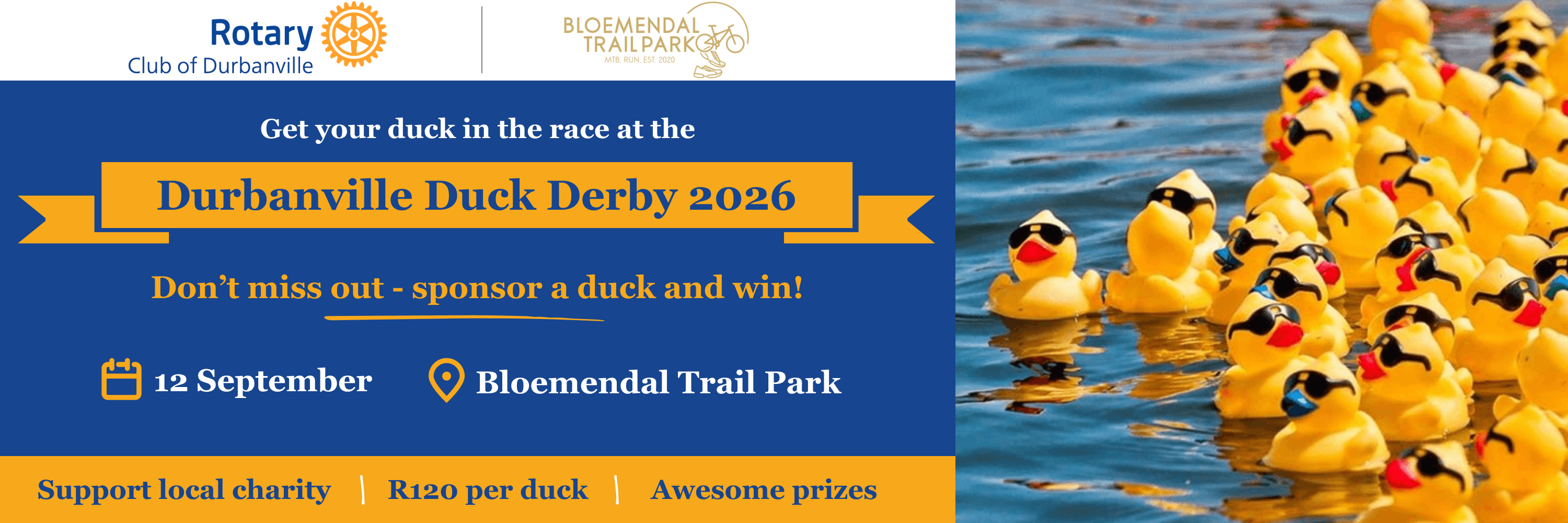 Rotary Club of Durbanville Duck Derby 2026