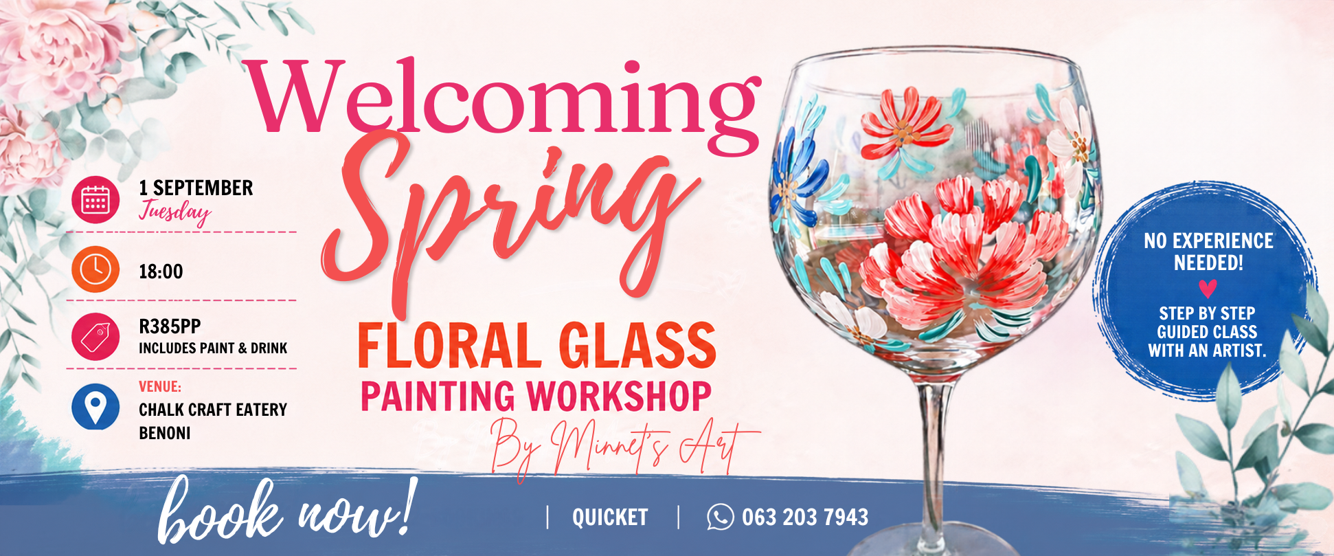 Glass Painting Workshop - By Minnette’s Art - Benoni -