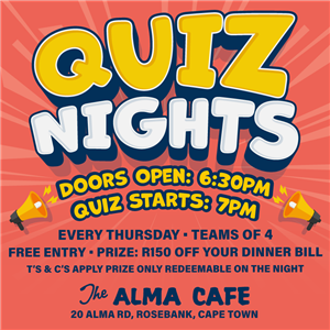 Quiz Night at The Alma Cafe