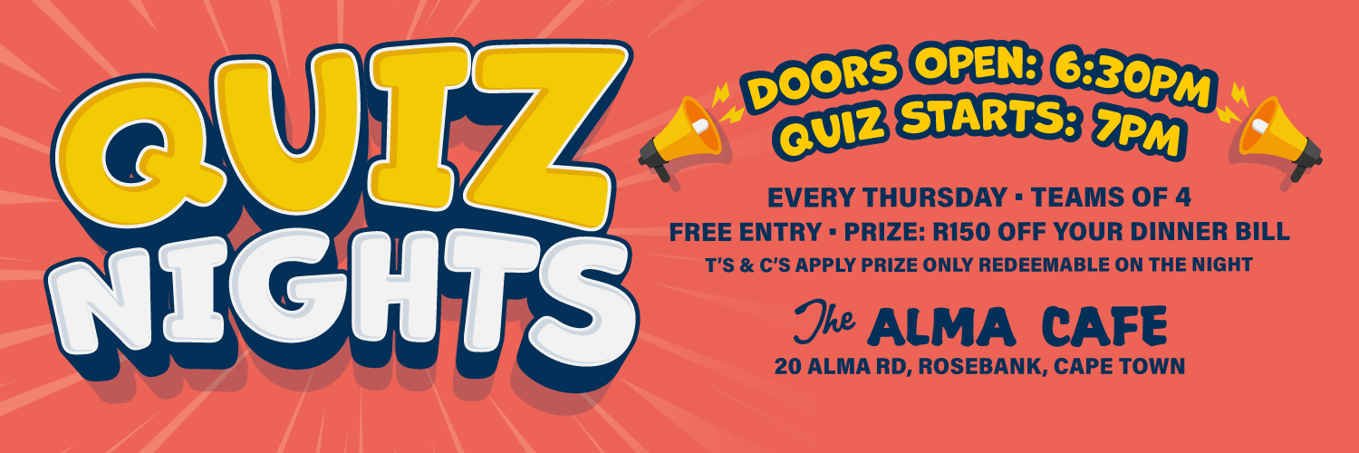 Quiz Night at The Alma Cafe