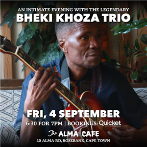 Bheki Khoza Trio at The Alma Cafe