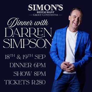 Dinner with DARREN SIMPSON