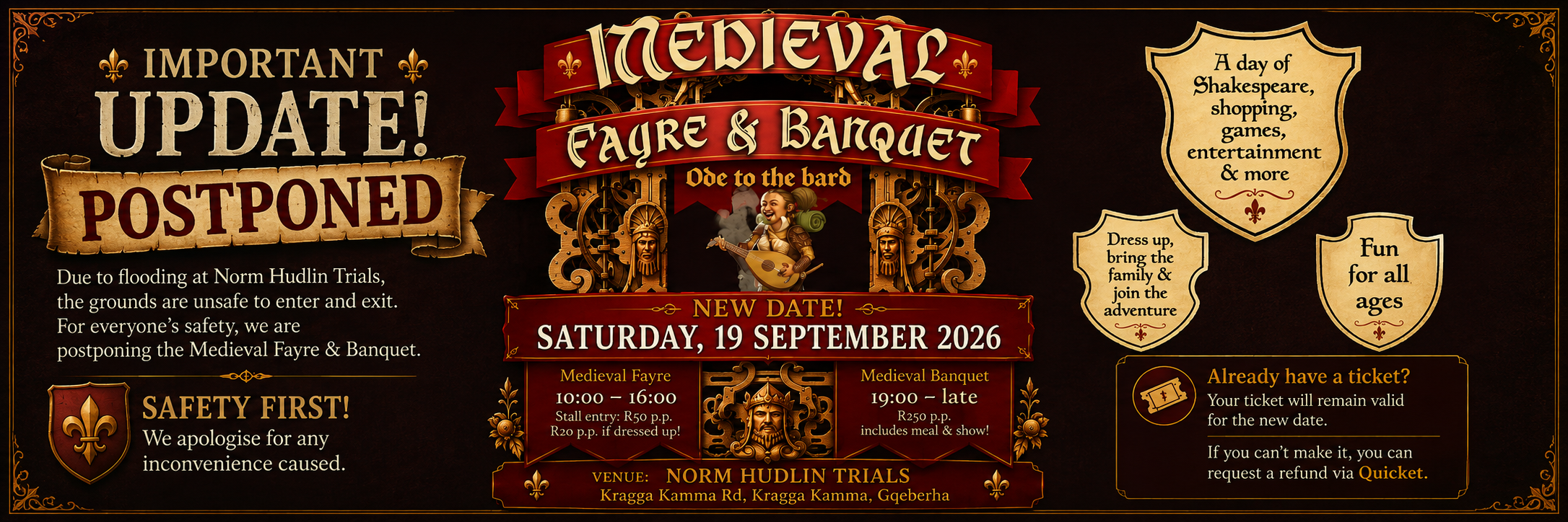 The Medieval Fayre & Banquet : Ode to the Bard