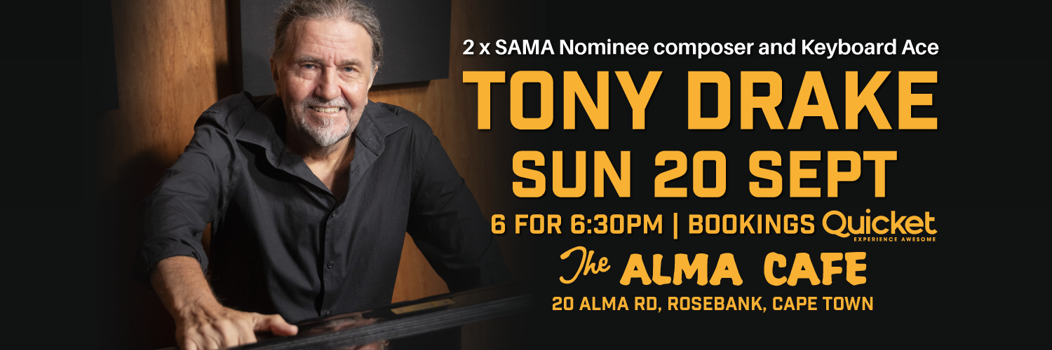 Tony Drake at The Alma Cafe
