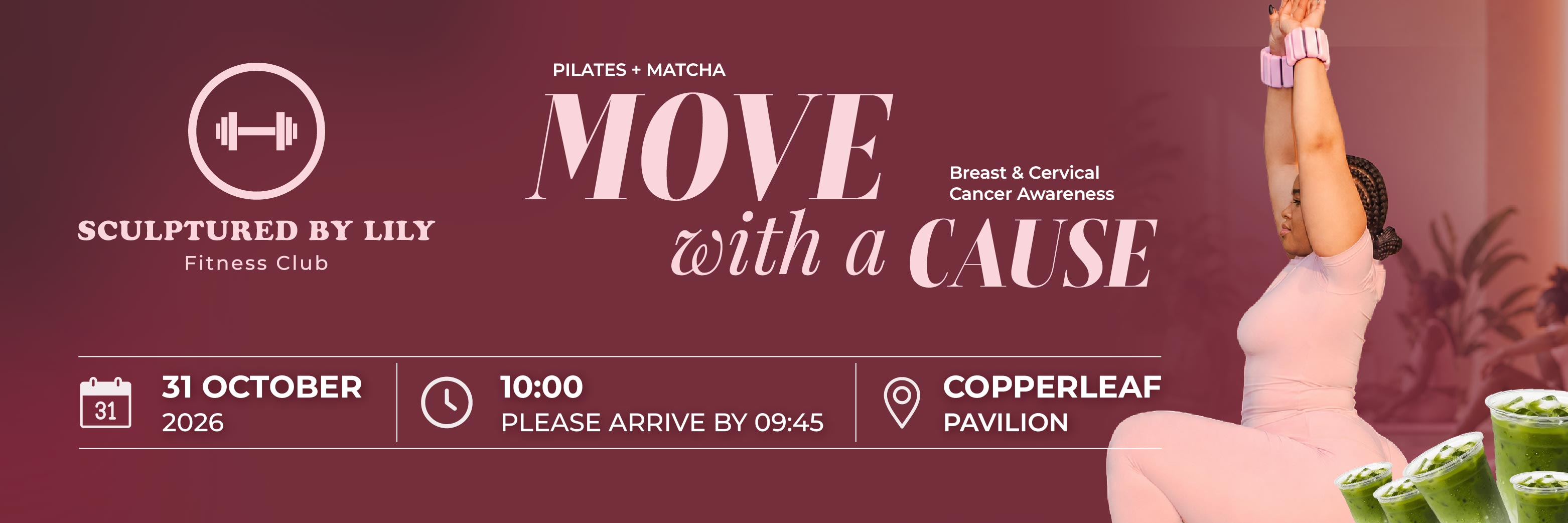 Pilates and Matcha